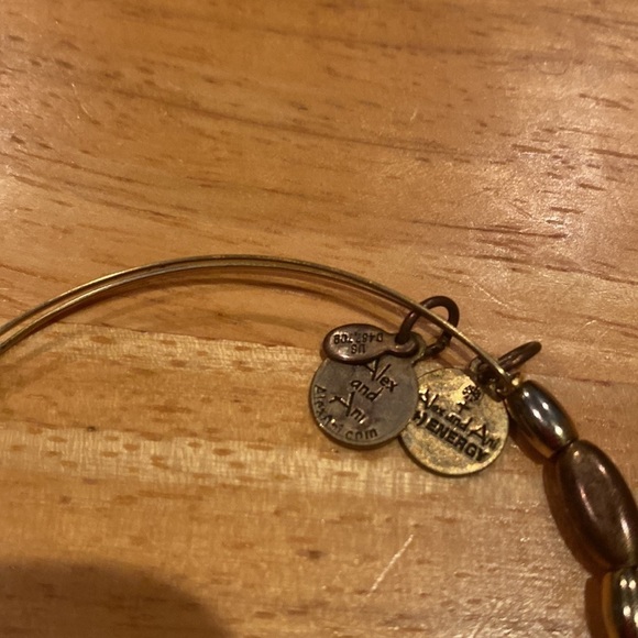 Alex and Ani gold beaded crystal bracelet - Picture 3 of 3